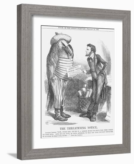 The Threatening Note, 1865-John Tenniel-Framed Giclee Print