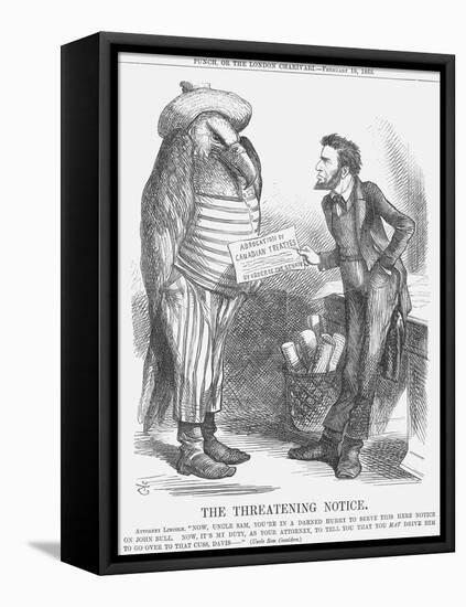 The Threatening Note, 1865-John Tenniel-Framed Premier Image Canvas