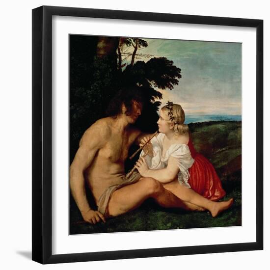 The Three Ages (Detail)-Titian (Tiziano Vecelli)-Framed Giclee Print