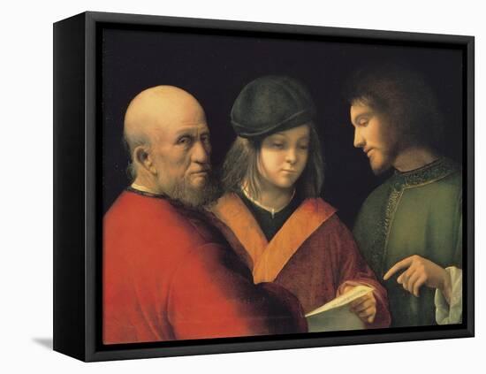 The Three Ages of Man (Reading a Son), C. 1501-Giorgione-Framed Premier Image Canvas