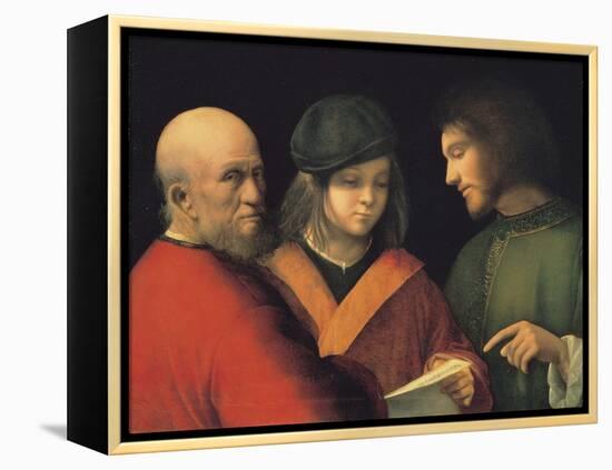 The Three Ages of Man (Reading a Son), C. 1501-Giorgione-Framed Premier Image Canvas