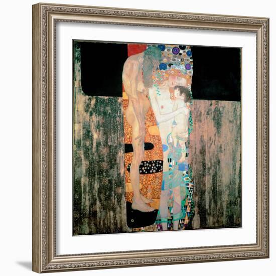 The Three Ages of the Woman Painting by Gustav Klimt (1862-1918) 1905 Dim. 180X180 Cm Rome, Galleri-Gustav Klimt-Framed Giclee Print