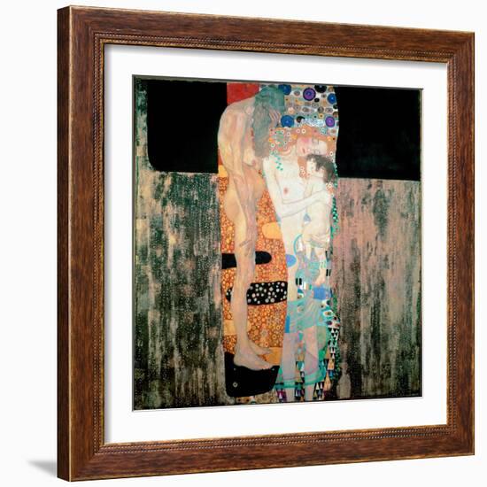 The Three Ages of the Woman Painting by Gustav Klimt (1862-1918) 1905 Dim. 180X180 Cm Rome, Galleri-Gustav Klimt-Framed Giclee Print