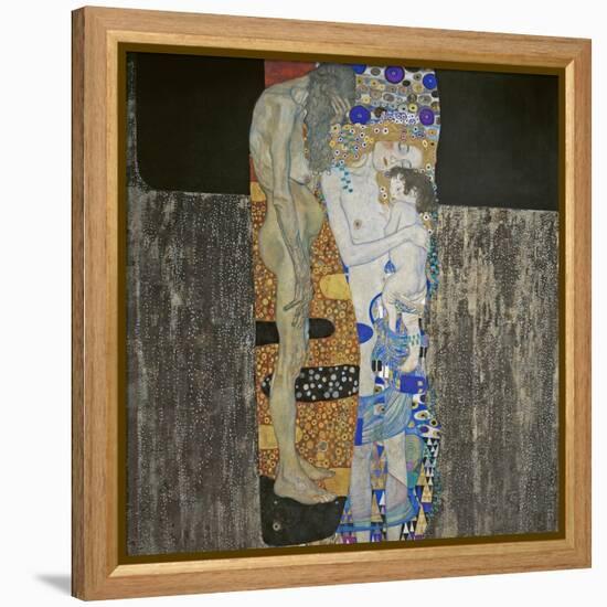 The Three Ages of Woman, 1905-Gustav Klimt-Framed Premier Image Canvas