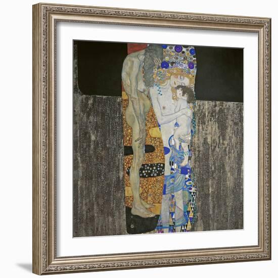 The Three Ages of Woman, 1905-Gustav Klimt-Framed Giclee Print