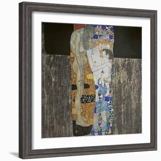 The Three Ages of Woman, 1905-Gustav Klimt-Framed Giclee Print