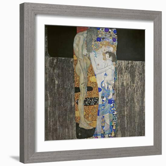 The Three Ages of Woman, 1905-Gustav Klimt-Framed Giclee Print