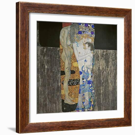 The Three Ages of Woman, 1905-Gustav Klimt-Framed Giclee Print