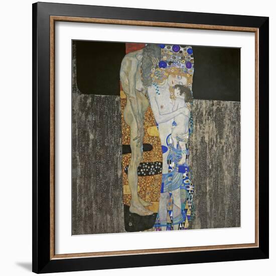 The Three Ages of Woman, 1905-Gustav Klimt-Framed Giclee Print