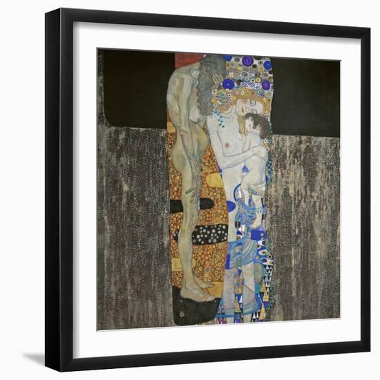 The Three Ages of Woman, 1905-Gustav Klimt-Framed Giclee Print