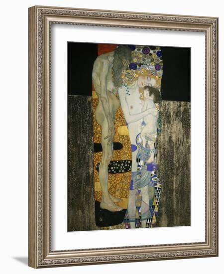 The Three Ages of Woman, 1905-Gustav Klimt-Framed Giclee Print