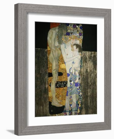 The Three Ages of Woman, 1905-Gustav Klimt-Framed Giclee Print