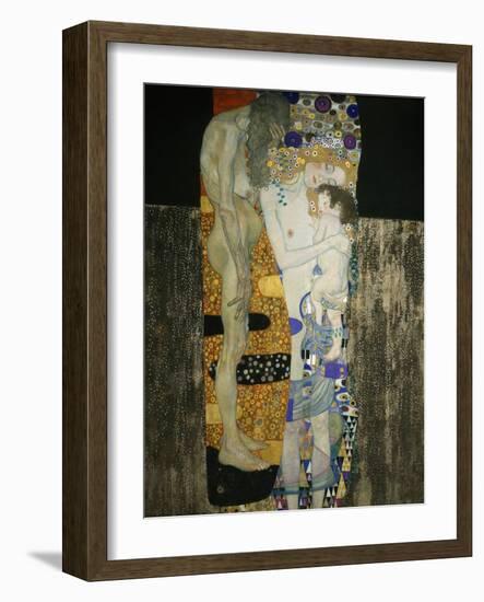 The Three Ages of Woman, 1905-Gustav Klimt-Framed Giclee Print