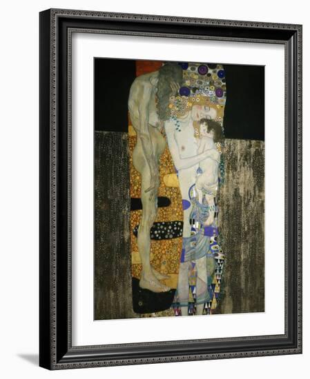 The Three Ages of Woman, 1905-Gustav Klimt-Framed Giclee Print