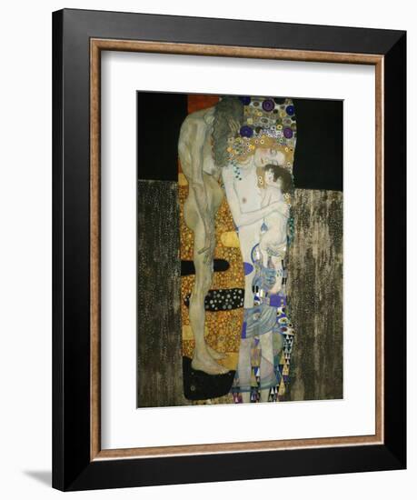 The Three Ages of Woman, 1905-Gustav Klimt-Framed Giclee Print