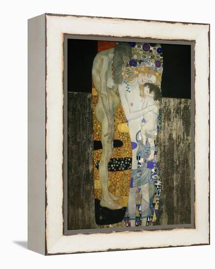 The Three Ages of Woman, 1905-Gustav Klimt-Framed Premier Image Canvas