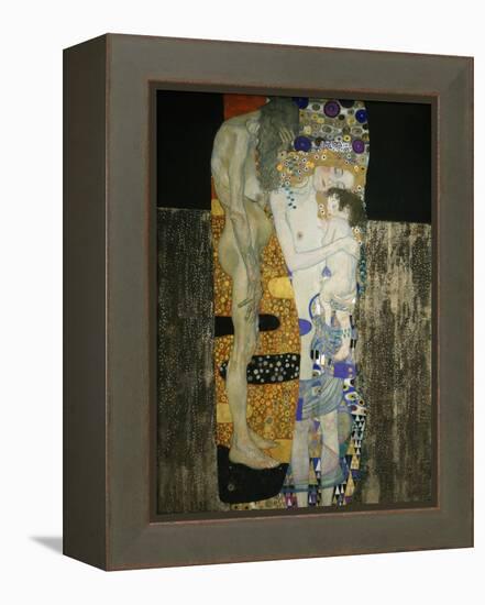 The Three Ages of Woman, 1905-Gustav Klimt-Framed Premier Image Canvas