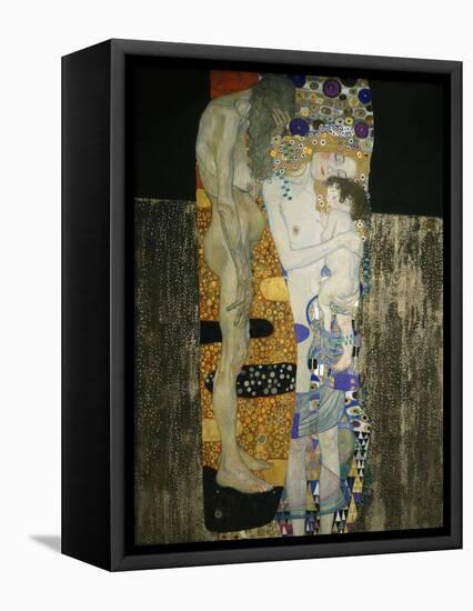 The Three Ages of Woman, 1905-Gustav Klimt-Framed Premier Image Canvas