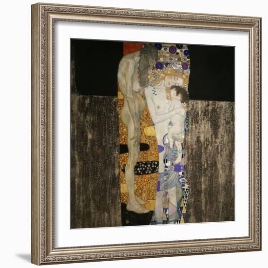 The Three Ages of Woman, 1905-Gustav Klimt-Framed Giclee Print