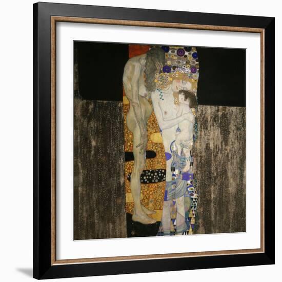 The Three Ages of Woman, 1905-Gustav Klimt-Framed Giclee Print