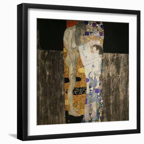 The Three Ages of Woman, 1905-Gustav Klimt-Framed Giclee Print