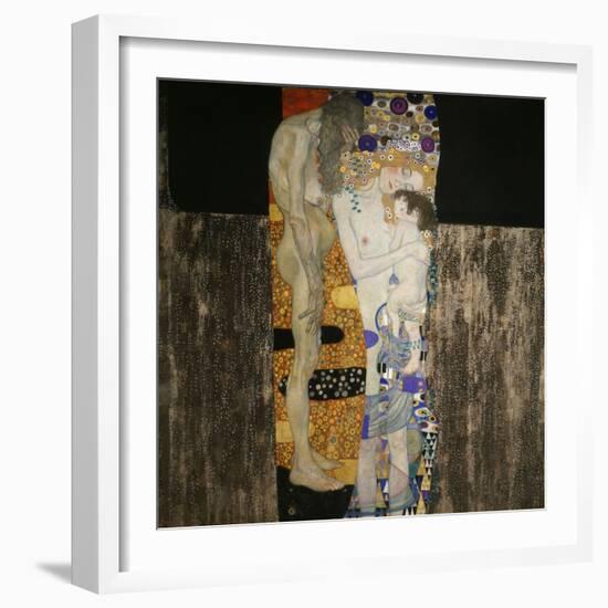 The Three Ages of Woman, 1905-Gustav Klimt-Framed Giclee Print