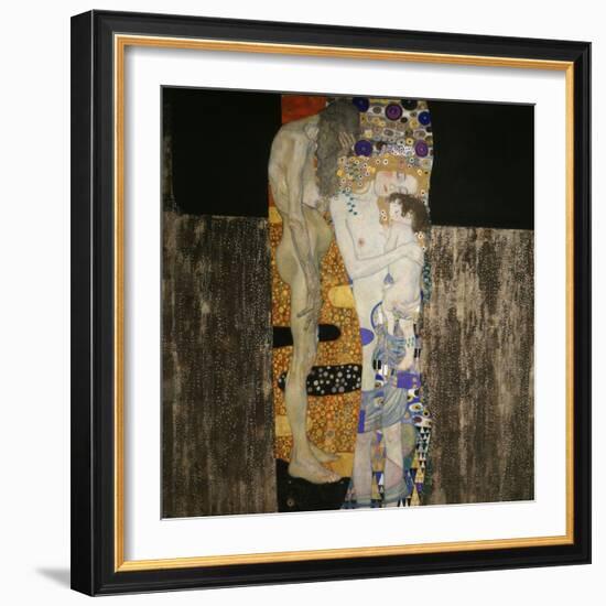 The Three Ages of Woman, 1905-Gustav Klimt-Framed Giclee Print