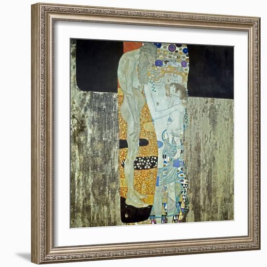 The Three Ages of Woman, 1905-Gustav Klimt-Framed Giclee Print