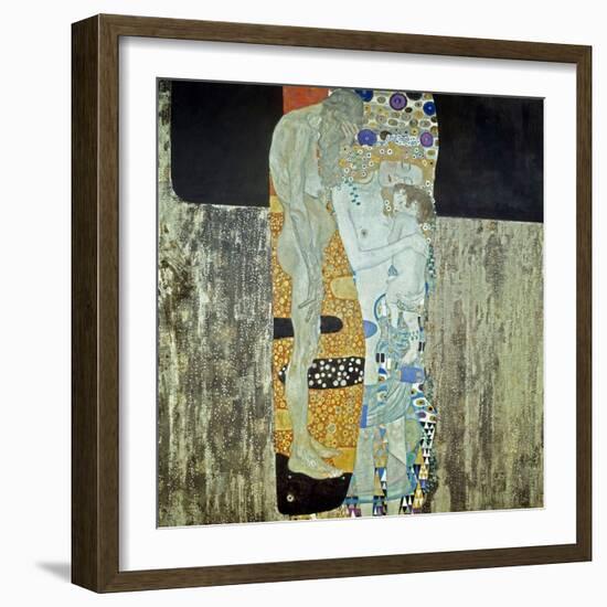 The Three Ages of Woman, 1905-Gustav Klimt-Framed Giclee Print