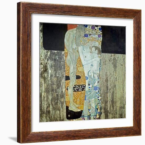 The Three Ages of Woman, 1905-Gustav Klimt-Framed Giclee Print