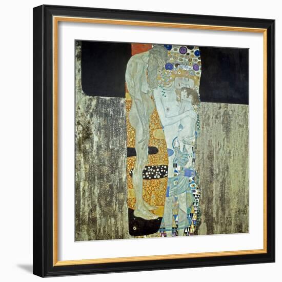 The Three Ages of Woman, 1905-Gustav Klimt-Framed Giclee Print