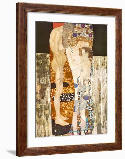 The Three Ages of Woman, c.1905-Gustav Klimt-Framed Art Print