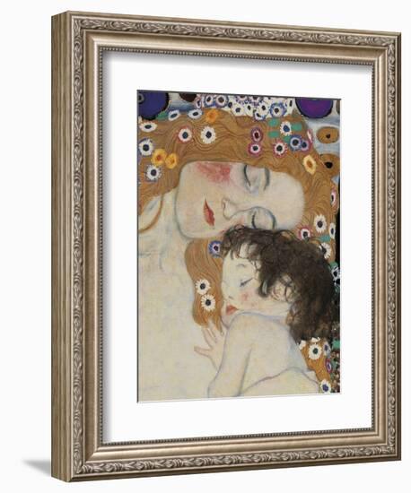 The Three Ages of Woman Detail-Gustav Klimt-Framed Art Print