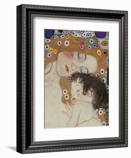 The Three Ages of Woman Detail-Gustav Klimt-Framed Art Print