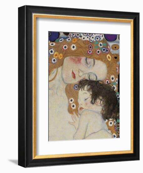 The Three Ages of Woman Detail-Gustav Klimt-Framed Art Print