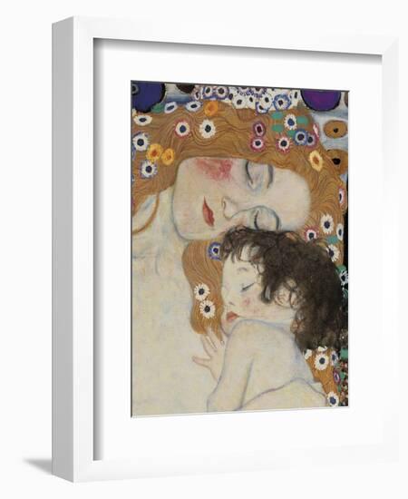 The Three Ages of Woman Detail-Gustav Klimt-Framed Art Print