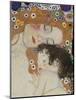 The Three Ages of Woman Detail-Gustav Klimt-Mounted Art Print