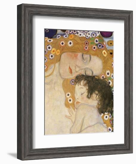 The Three Ages of Woman (detail)-Gustav Klimt-Framed Giclee Print