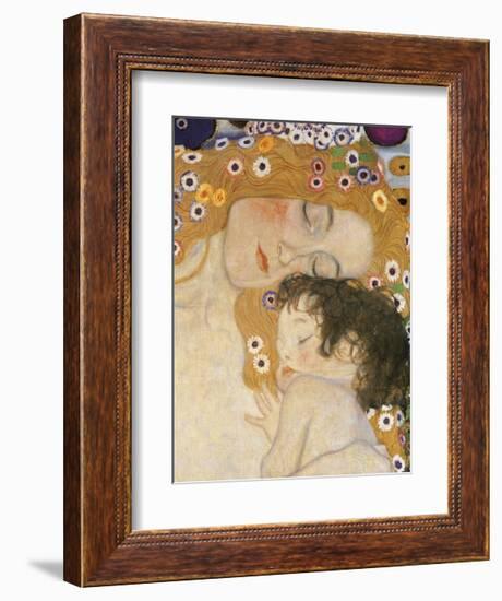 The Three Ages of Woman (detail)-Gustav Klimt-Framed Giclee Print