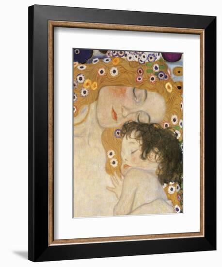 The Three Ages of Woman (detail)-Gustav Klimt-Framed Giclee Print