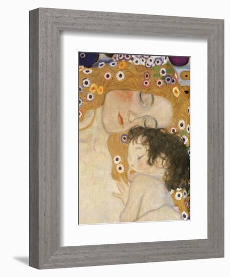 The Three Ages of Woman (detail)-Gustav Klimt-Framed Giclee Print