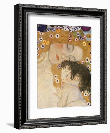 The Three Ages of Woman (detail)-Gustav Klimt-Framed Giclee Print