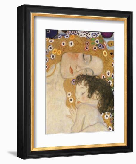 The Three Ages of Woman (detail)-Gustav Klimt-Framed Giclee Print