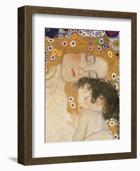 The Three Ages of Woman (detail)-Gustav Klimt-Framed Giclee Print