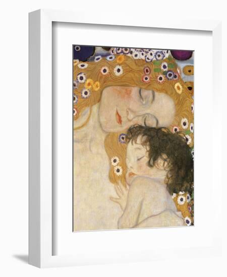 The Three Ages of Woman (detail)-Gustav Klimt-Framed Giclee Print