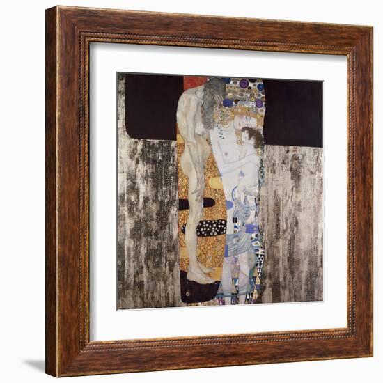 The Three Ages of Woman-Gustav Klimt-Framed Art Print