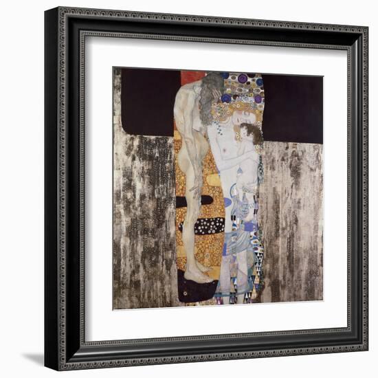 The Three Ages of Woman-Gustav Klimt-Framed Art Print