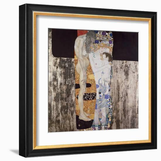 The Three Ages of Woman-Gustav Klimt-Framed Art Print