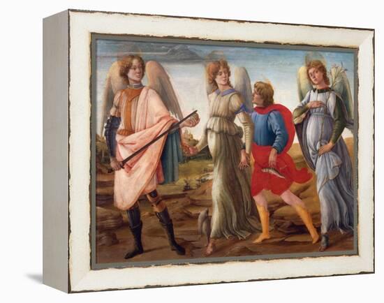 The Three Archangels and Tobias-Filippino Lippi-Framed Premier Image Canvas