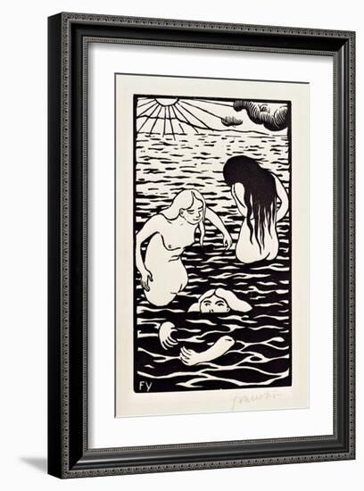 The Three Bathers-Félix Vallotton-Framed Giclee Print